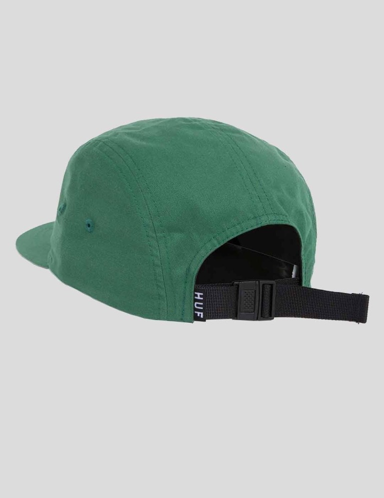 Gorra HUF estentials box logo volley forest green